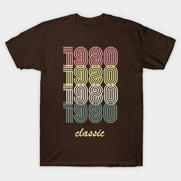 Eighties Nostalgia. 1980 T-Shirt by SoCalDreamin